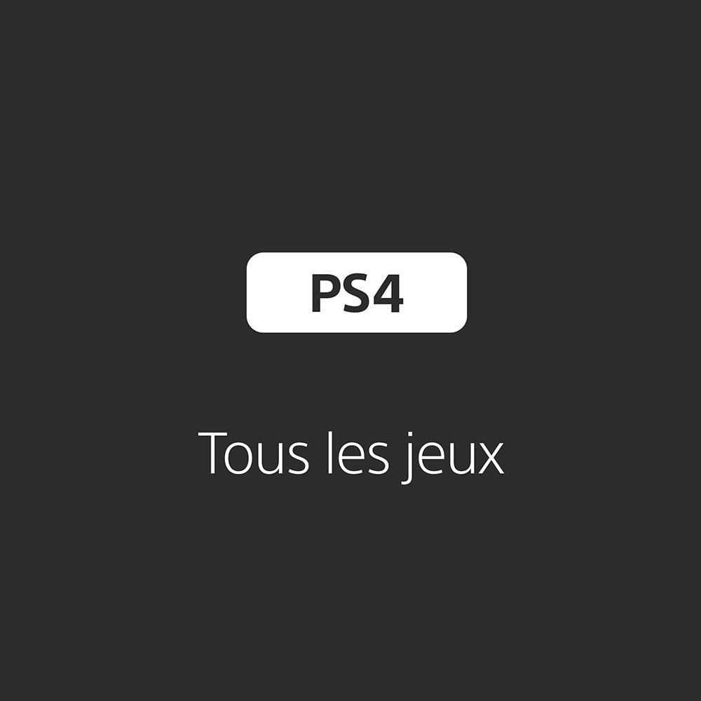 Tous les jeux PS4